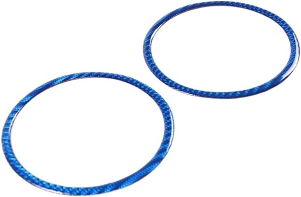 GERRIT Car Accessories Fit for Mitsubishi Eclipse 2006-2011 Carbon Fibr Car Air Conditioner Side Air Outlet Cover Trim Sticker Upholstery Care (Color : Carbon fiber-02)