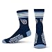 NFL 4 Stripe Deuce Crew Socks Mens-Tennessee Titans-Size Large(10-13)