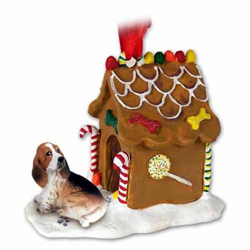 Suspension basset pain d'épice Noël pour célébrer la magie en famille