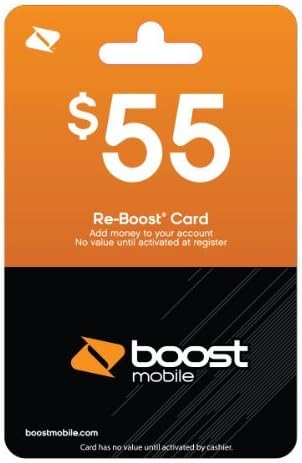 Boost Mobile $55 Reboost Refill Card (Mail Delivery)