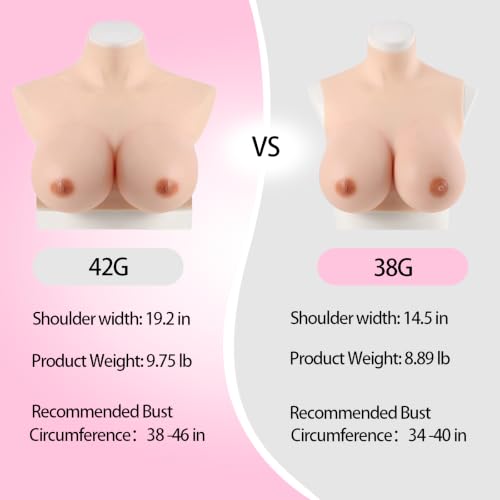 Image of Fake Boobs, Realistic Silicone Breastplate, Soft Silicone Breast Forms