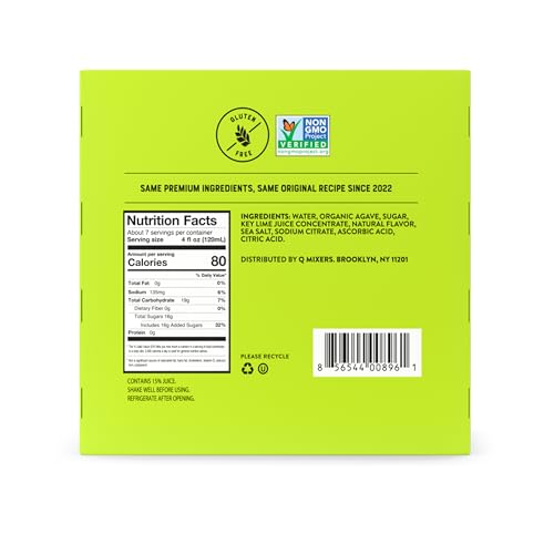 Q Mixers Margarita 7.5 Fluid Ounces, 4 Count - Image 2