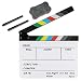 Zacro Acrylic Film Clapboard -12 x 10in Plastic Film Clapboard Cut Action Scene Clapper Board with a Magnetic Blackboard Eraser and Two Custom Pens