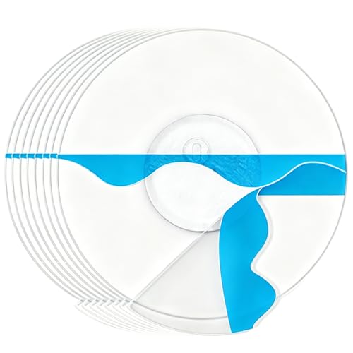 QaZanteiar 40 Stück Freestyle Libre 3 Pflaster Wasserdicht Libre 3/3 Plus Klebepflaster Vollständige Abdeckung Ohne Klebstoff in der Mitte für Sport und Surfen - 15 Tage Klebekraft (Blau)