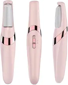 Lixa de Pe Eletrica com Bateria Recarregavel e Controle de Velocidades Removedor de Calos para Pés Recarregável Com Lixa Extra Portatil Spa dos Pes Raspador de Pes (Rosa)