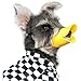 NACOCO Anti Bite Duck Mouth Shape Dog Mouth Covers Anti-Called Muzzle Masks Pet Mouth Set Bite-Proof (Yellow, M)