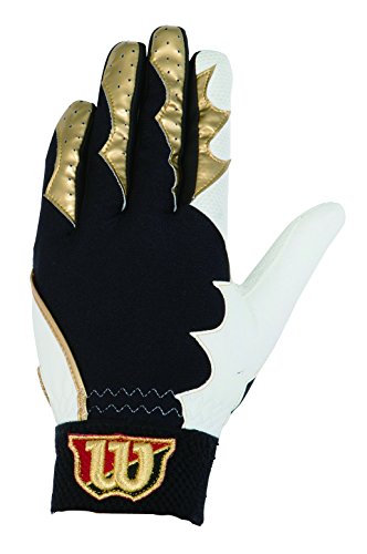 Wilson(ウイルソン) 守備用手袋 グローブ FITTE (フィッテ) ジュニアサイズ対応モデル 片手用 右手 WTAFG0203 ホワイトxブラック ジュニアサイズM