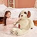 IKASA Giant Dog Labrador Stuffed Animal Plush Toys,Puppy Soft Toy Large Cute Huge Jumbo Big Size Plushie,Gifts for Kids (30 inches, Light Brown)