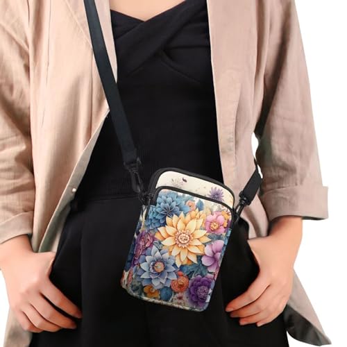Women's Crossbody Bags Travel Shoulder Sling Bags Cell Phone Case Purse with Front Pocket3