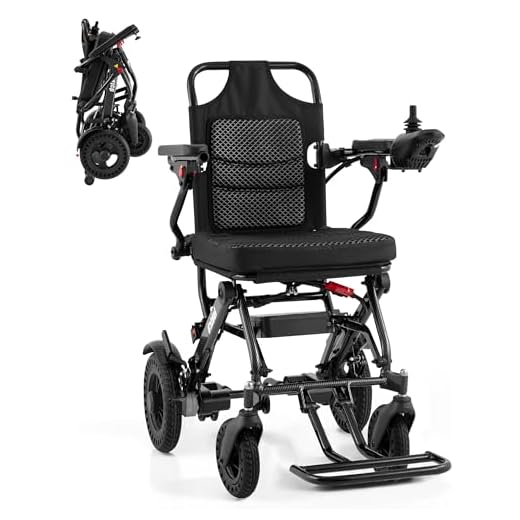 Electric Wheelchair Folding Lightweight Wheelchairs for Adults Power Wheelchair for Elderly and Disabled (DZ-10)