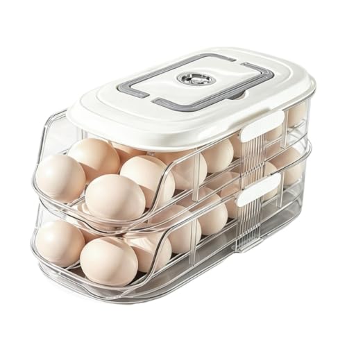 Dispensador de huevos automático que evita roturas en la nevera y ahorra espacio 2