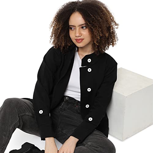 Image of PINACOLADA Women's Puffer Regular Fit Bomber Jacket For Winter Wear | Standing Collar | Full Sleeve | Zipper | Casual Jacket For Woman & Girl | Western Stylish Jacket For Women