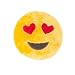 ZippyPaws Squeakie Emojiz Squeaky Plush Dog Toy (Heart Eyes)