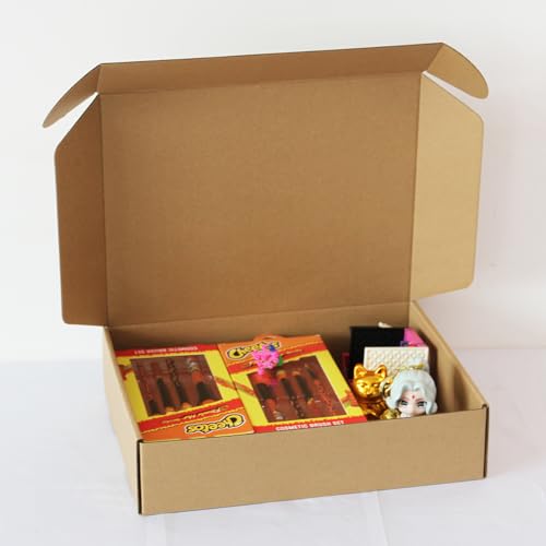 Image of GDYIHANG12x9x3 Inches 68 Pack Brown Mail Order Boxes, Shipping Boxes,Mailing Boxes Corrugated Box Mailers Shipping,Storage Or Small Business Pac