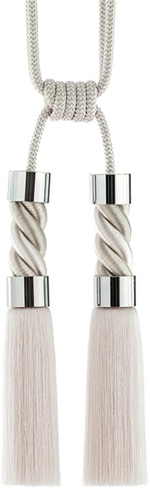 FMURY Curtain tie Double-Ended Curtain Lanyard tie with Tassel Hanging Fringe(D)