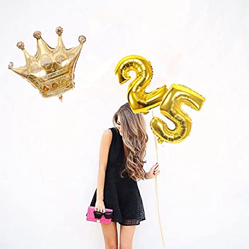 Crazy-M Palloncini a forma di numero 25 in lamina