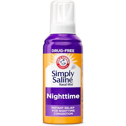 Simply Saline Adult Nasal Mist, Nighttime Giant Size, 4.25 Oz by Simply Saline