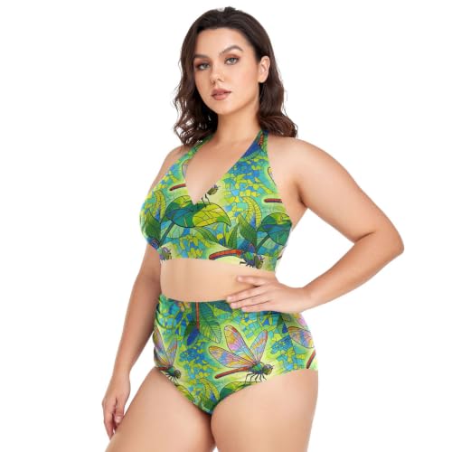 Bikini de talla grande reductor que soluciona la falta de soporte en el pecho 2