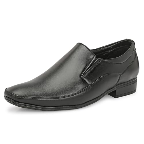 Image of Centrino Men's Formal Shoe | Cushioned Insole Comfortable Shoes | Trendy & Classic Design | Durable TPR Sole Footwear (8111)