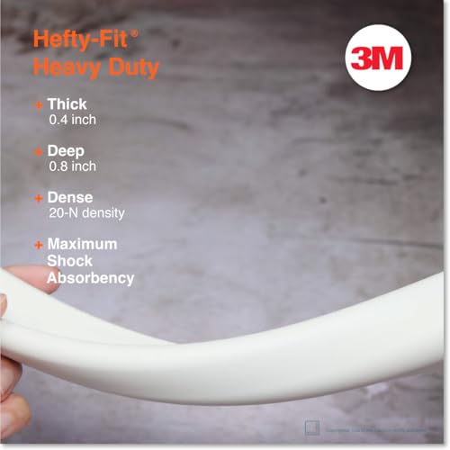 Image of Roving Cove HeftyFit Edge Protector for Baby Proofing (9ft Large Edge Only), Heavy-Duty Soft Furniture Edge Bumper Guards, Desk Edge Cushion, Wall Corner Covers, 3M Adhesive, Oyster White (Off White)