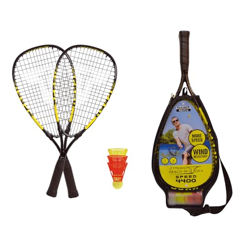 Talbot-Torro Speed-Badminton Set Speed 4400, 2 handliche Alu-Rackets...