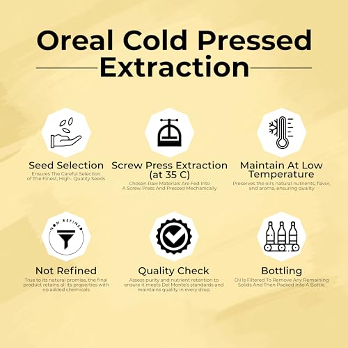 Image of Oreal Yellow mustard 5 Litres can, cold pressed unrefined mustard | Pili sarso cooking Oil (From the House of Pansari)