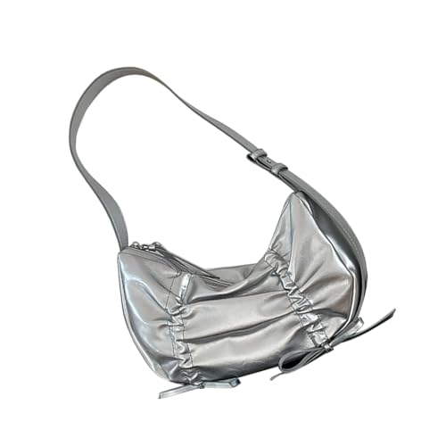 Sac à main plissé avec nœud papillon style coréen - 3
