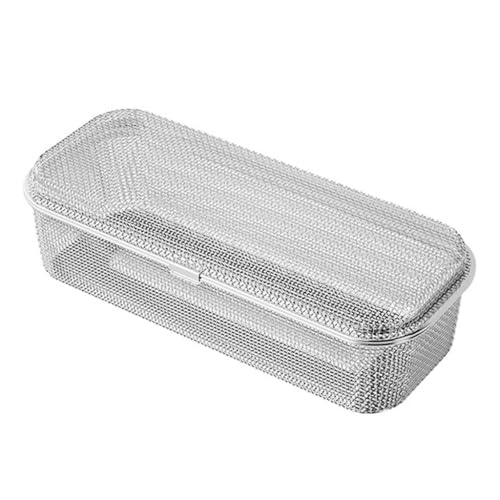 Stainless Steel Utensil Basket For Kitchen Dishwasher Safe Drying Rack For Spoons And Chopsticks Cutlery Holder