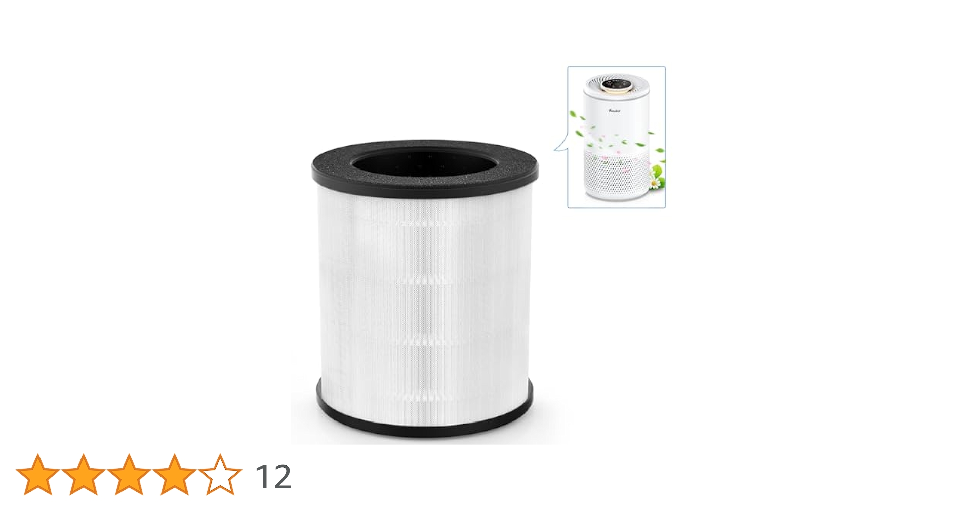 Amazon.co.jp: 空気清浄機フィルター【純正品】 VEWIOR H13 True
