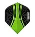 3 Sets of Pentathlon Vizion Swish Standard Dart Flights Plus 1 Set of 3 Aluminum Dart Flight Protectors (Green)