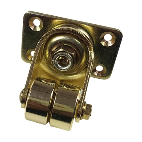 rockible ピアノ用キャスター交換部品スムーズな回転機能付き金属製ホイール, ダブルホイール