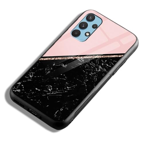 Image of COLORflow Back Cover Compatible with Samsung Galaxy A23 4G / A23 5G | Black Marble Pink | Shockproof TPU Bumper Cover with Camera Protection Back Cover