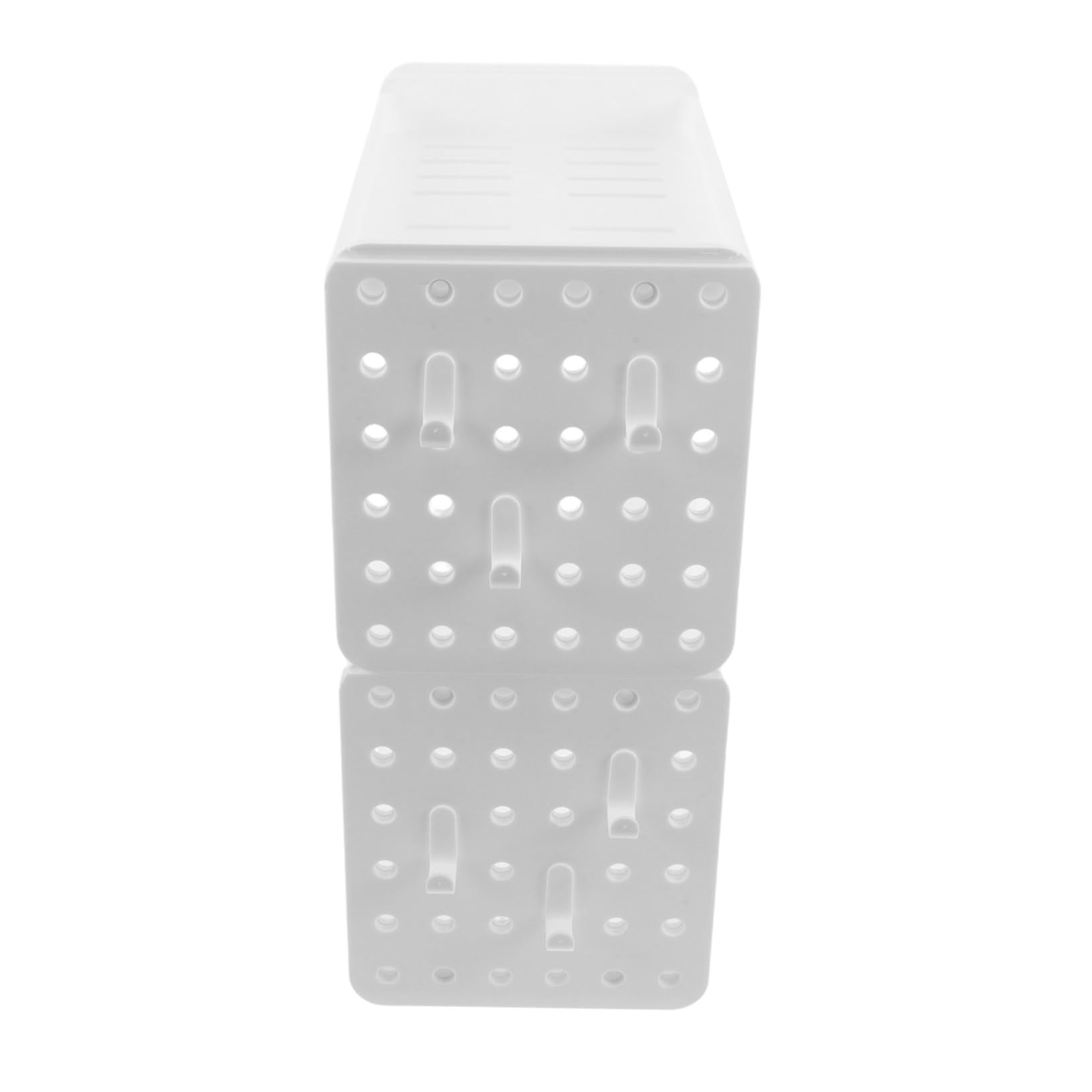 Organizador de Escritorio Modular Multitier para Materiales de Arte y Oficina Estantería Apilable con Compartimentos y Gancho Soporte Compacto para Bolígrafos y Cosméticos