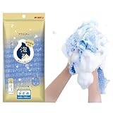 アワスター ボディタオル かため ブルー 1枚入