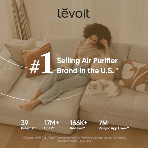 Levoit Air Purifiers for Bedroom Home Pets Dorm Room, Small Air Purifiers - image 8