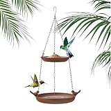 prix | Double couche pour oiseaux, mangeoire décorative pour colibris - Pour utilisation dans la cour fenêtre pelouse porche terrasse jardin balcon terrasse et extérieur