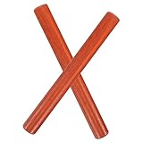 BESTonZON Palos De Ritmo De Madera Palitos Rítmicos Musicales Instrumento De Percusión para Herramienta Educativa Clase para Actividades Musicales Preescolar