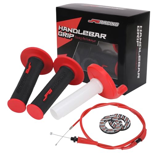 Poignée d'accélérateur JFG RACING 22mm pour tirage rapide et précis en dirt bike
