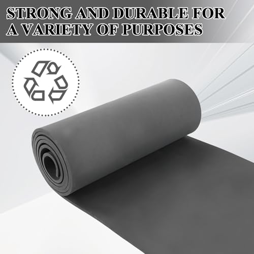 STARVAST 2 Stück Grau EVA Schaumstoff, EVA Foam 5mm, 33x200 CM mit hoher Dichte 86kg/m3 Cosplay Schaumstoff für Kostüm DIY Projekt (5mm Grau)