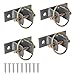 HDYEGY 4 Pcs Water Bucket Hook with Pin Heavy Duty Wall Mounted Equestrian Bucket Hooks Hangers for Horse Stall Stable Barn