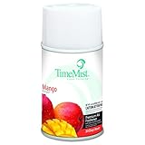 TimeMist 1042810EA Metered Fragrance Dispenser Refill, Mango, 6.6oz, Aerosol