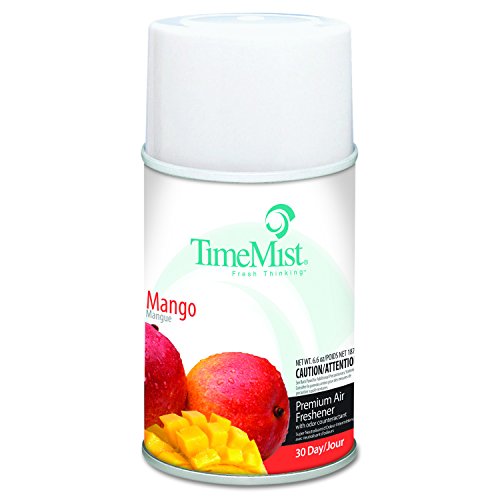 TimeMist 1042810EA Metered Fragrance Dispenser Refill, Mango, 6.6oz, Aerosol