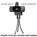 immagine 5KOGOLIKE Webcam per PC Full HD 1080P con Microfono, con Webcam Cover E treppiede, Videocamera per Videochiamate, Studio, Conferenza, Registrazione, Gioca a Giochi e Lavoro a Casa