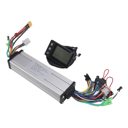 Controlador de Motor Eléctrico, 24V 36V 48V 250W 350W, Motor sin Escobillas Bicicletas Eléctricas a Prueba de Agua Pantalla LCD para Modificación de Bicicletas Eléctricas