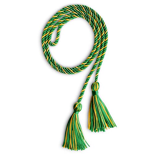 Image of Endea Graduation Single Honor Cord Two-Color (Green /Gold)