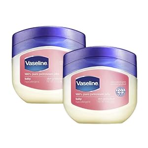 Vaseline, 100% Pure Petroleum Jelly Baby, Dermatologist Recommended, Hypoallergenic, Skin Protectant, Treat & Prevent…