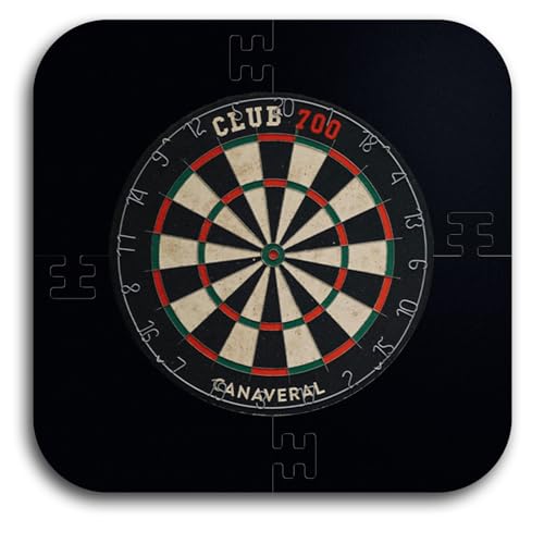 WodGod Dart Board Wall Protectors,Dartboard Surround,Black Dart Wall Protector,Wall Protector for Dart Board
