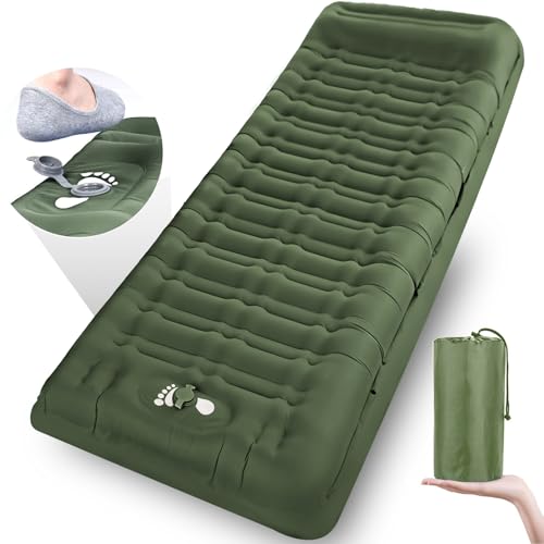 Airminti Camping Isomatte Selbstaufblasend 12cm Dick – Ultraleichte Aufblasbare Luftmatratze mit...