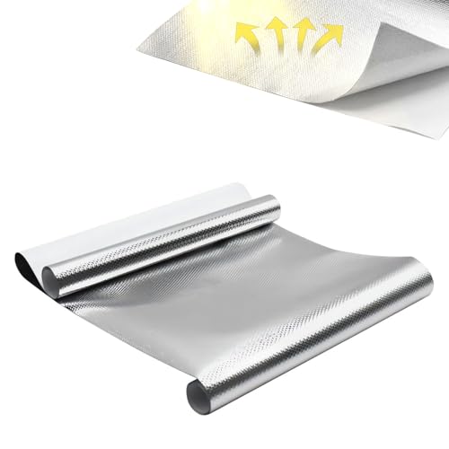 Feuille Isolant Thermique autocollant 60 x 200 cm, Réflecteur de chaleur, Protection thermique
