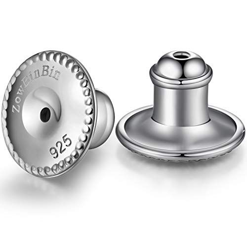 Earring Backs Stud Earring Backs Hypoallergenic Secure Earring Backs for Studs Large Sterling Silver Earring Backs Safety Earring Backs Locking Earring Backs for Studs Replacement Post Earring Backs